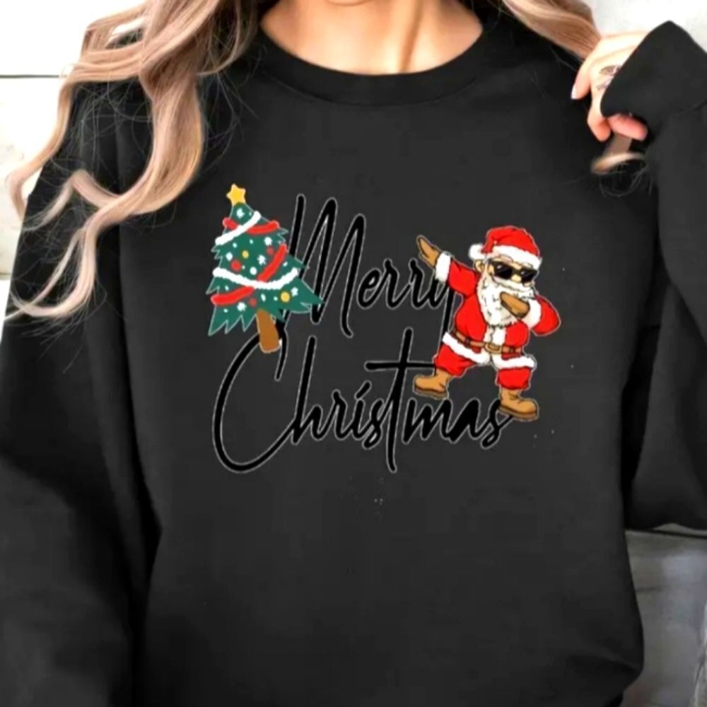 Ladies Festive Christmas sweatshirt sz Large